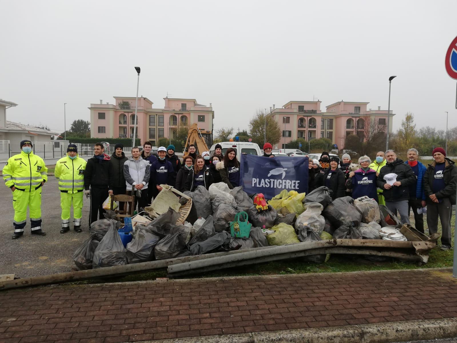  raccolta straordinaria rifiuti abbandonati 21/11/2021 